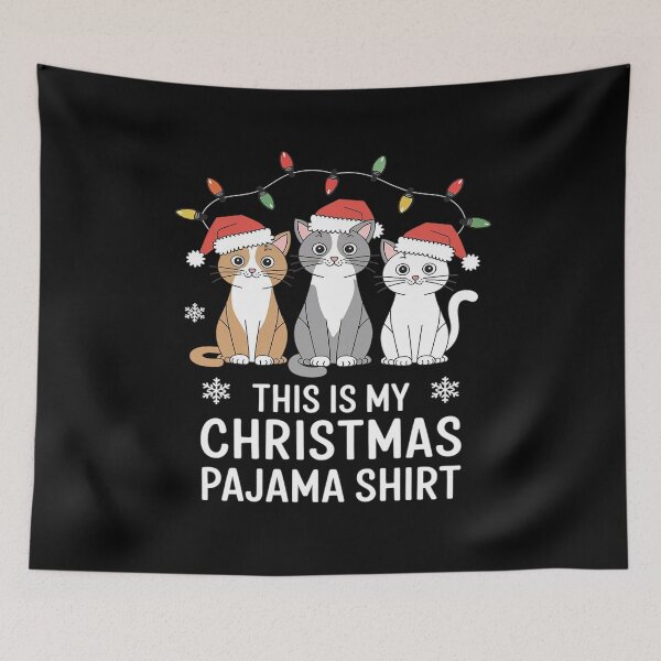 Item preview, This Is My Christmas Pajama Cat Lover Meow Kitty Xmas  designed and sold by THagBlue.