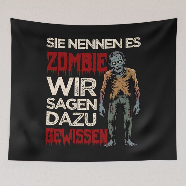 Item preview, Zombie? No – conscience. Political statement design. designed and sold by VariousGoodies.