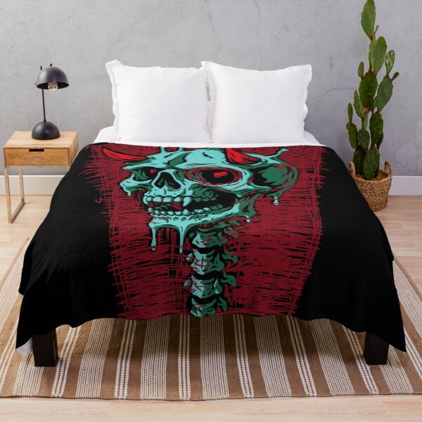 Item preview, Skull with red lines designed and sold by manuvila.
