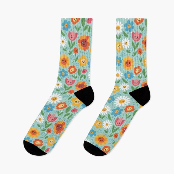Artikelvorschau, Fröhliches Blumen-Verspieltes-Nahtloses-Muster entworfen und verkauft von HolmeProud.