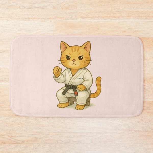Item preview, Orange Cat as Brazilian Jiu-jitsu Master! designed and sold by WeLoveCatss.