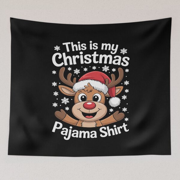 Item preview, This Is My Christmas Pajama Christmas Reindeer  designed and sold by THagBlue.