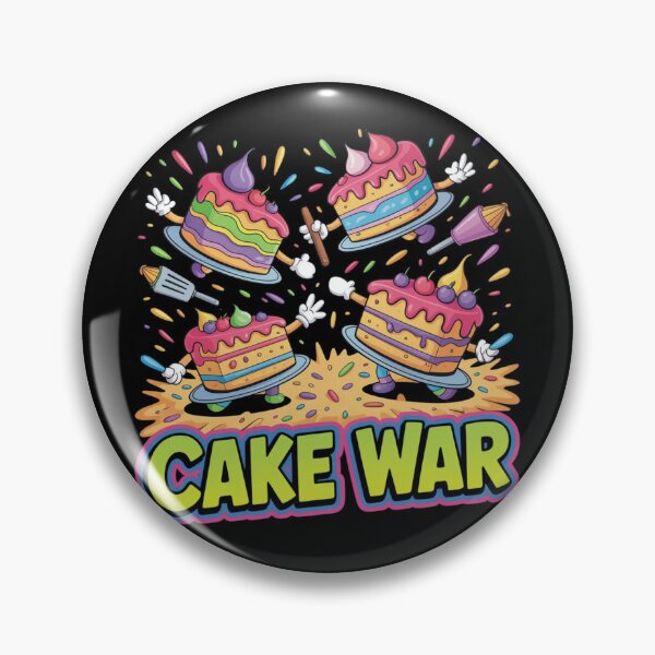 Item preview, Cake war shirt designed and sold by DreamOnShirts.