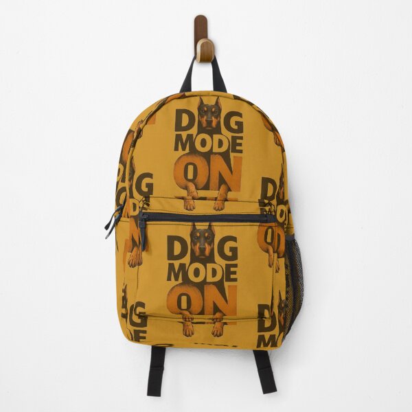 Item preview, Dog Mode On – Brown & Black Pup Face Typography Design designed and sold by Kony83.