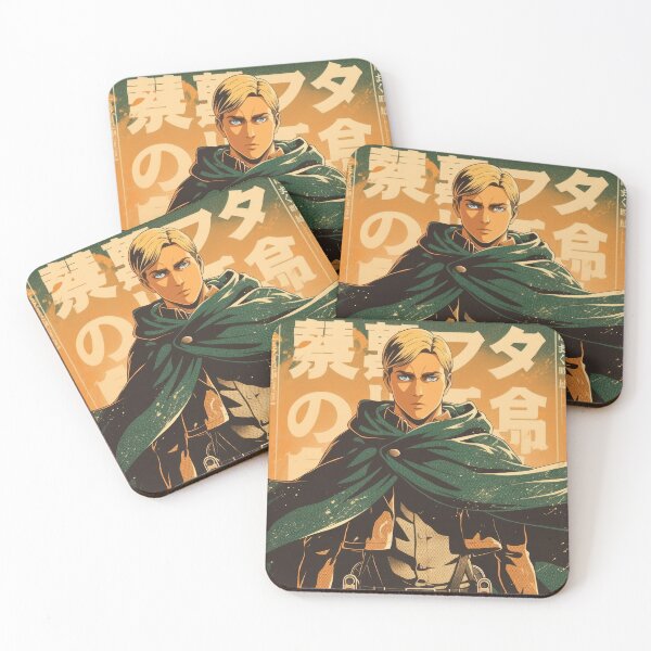 Item preview, Erwin Scout Leader Orange Hue designed and sold by AnimeArsenalPrints.