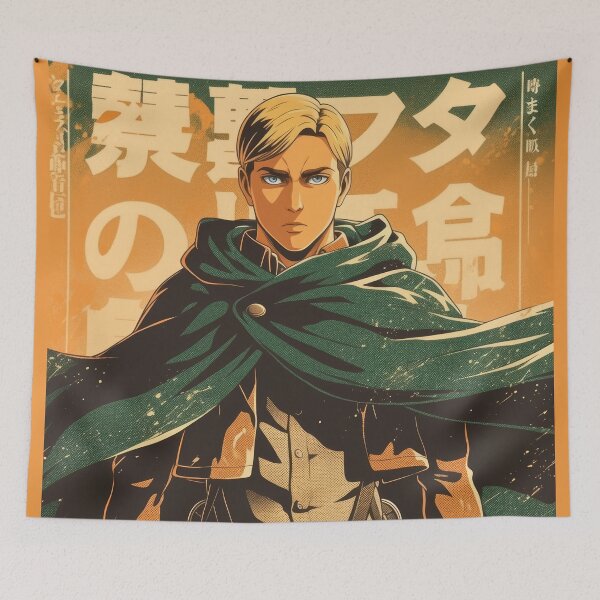 Item preview, Erwin Scout Leader Orange Hue designed and sold by AnimeArsenalPrints.