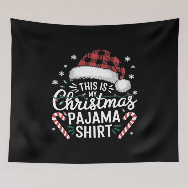 Aperçu de l'œuvre Voici mon pyjama de Noël - Pyjamas de Noël pour hommes et femmes créée et vendue par THagBlue.