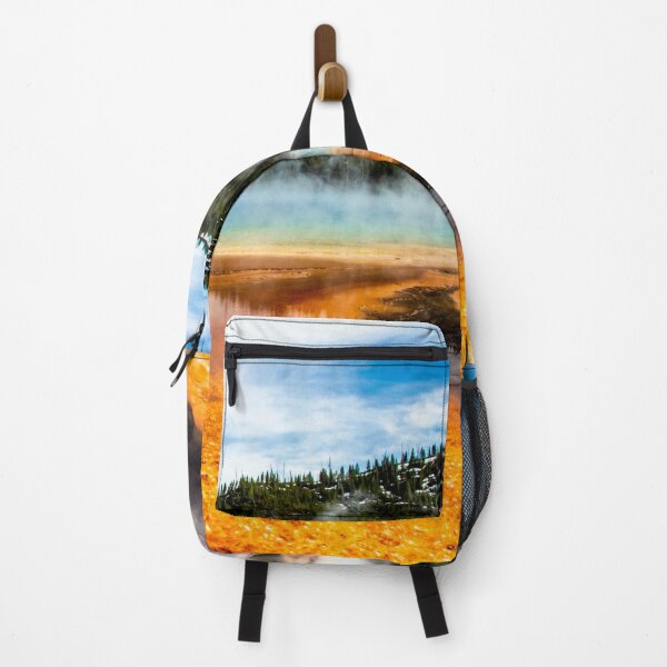 Item preview, Grand Prismatic Spring Yellowstone National Park (Landscape Photography Print) designed and sold by Explore The Wilds.
