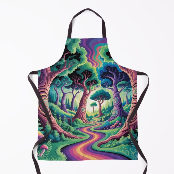 Item preview, A psychedelic forest landscape  designed and sold by Lilashakti ⭐️ ⭐️ ⭐️ ⭐️ ⭐️.