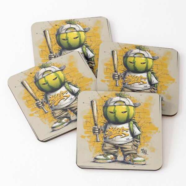Item preview, Watermelon Urban Graffiti designed and sold by ChefsSpicyFits.