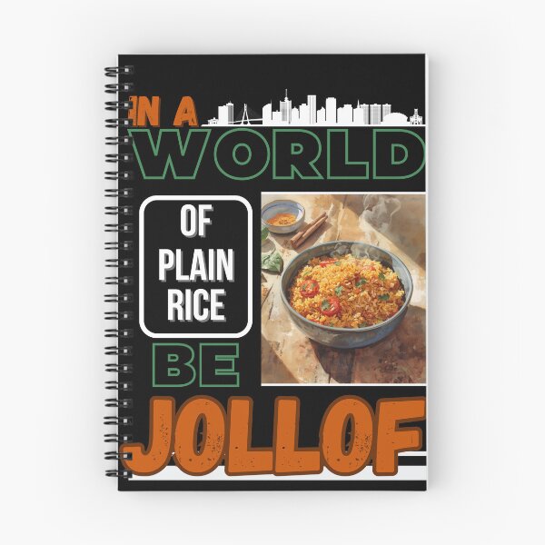 Item preview, In A World Of Plain Rice Be Jollof Shirt - Motivational West African Food Design designed and sold by HyzoArt.