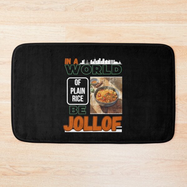 Item preview, In A World Of Plain Rice Be Jollof Shirt - Motivational West African Food Design designed and sold by HyzoArt.