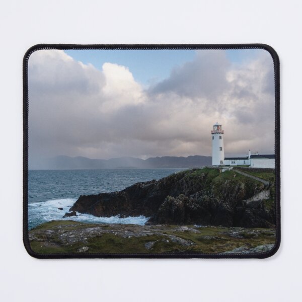Item preview, Fanad Lighthouse Drone Photo – Stormy Atlantic Waves, Wild Ireland Coastline Aerial Photography designed and sold by Martindoran.