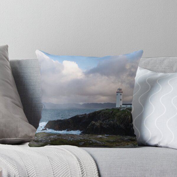 Item preview, Fanad Lighthouse Drone Photo – Stormy Atlantic Waves, Wild Ireland Coastline Aerial Photography designed and sold by Martindoran.