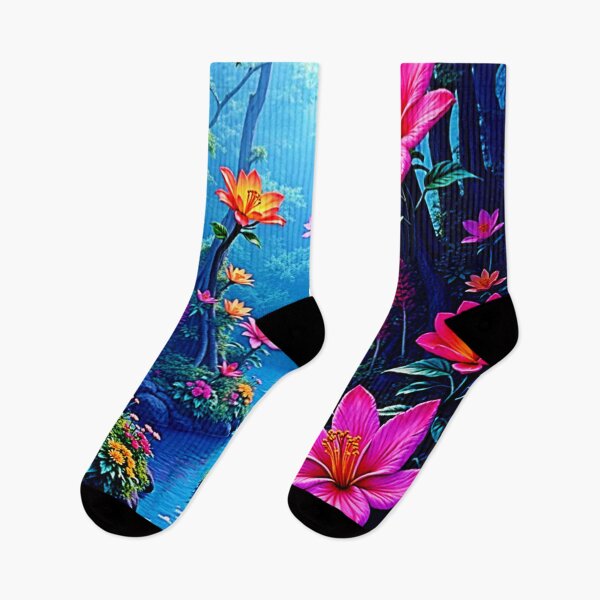 Item preview, Enchanted Forest River Bloom Art designed and sold by Health And Fitness Posts e-Store.