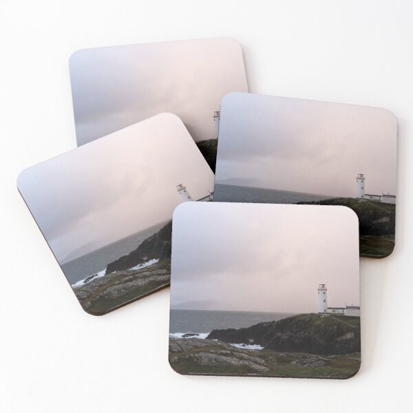 Item preview, Fanad Lighthouse Drone Photo – Stormy Atlantic Waves, Wild Ireland Coastline Aerial Photography designed and sold by Martindoran.