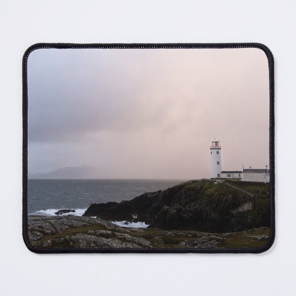 Item preview, Fanad Lighthouse Drone Photo – Stormy Atlantic Waves, Wild Ireland Coastline Aerial Photography designed and sold by Martindoran.