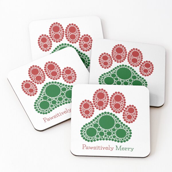 Item preview, Pawsitively Merry Dot Art designed and sold by Cardiff Creative.