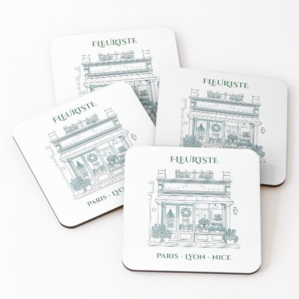 Item preview, French Florist Shop - Fleuriste designed and sold by The Balanced Bonne Vivante.