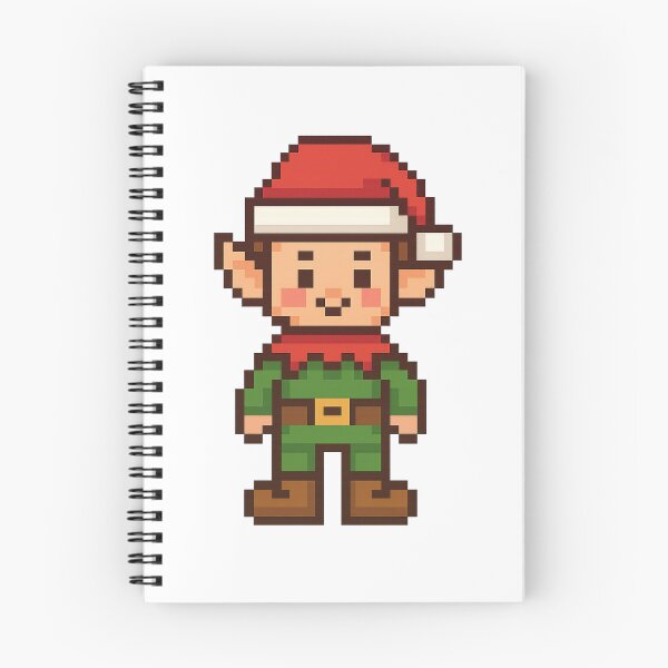 Item preview, Pixel Art Christmas Elf – Cute Retro Holiday Design designed and sold by FriendlyKitty.