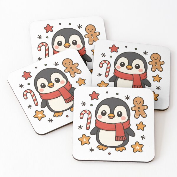 Item preview, Cute Christmas Penguin Kawaii – Adorable Winter Design designed and sold by PixelCraftStudio.