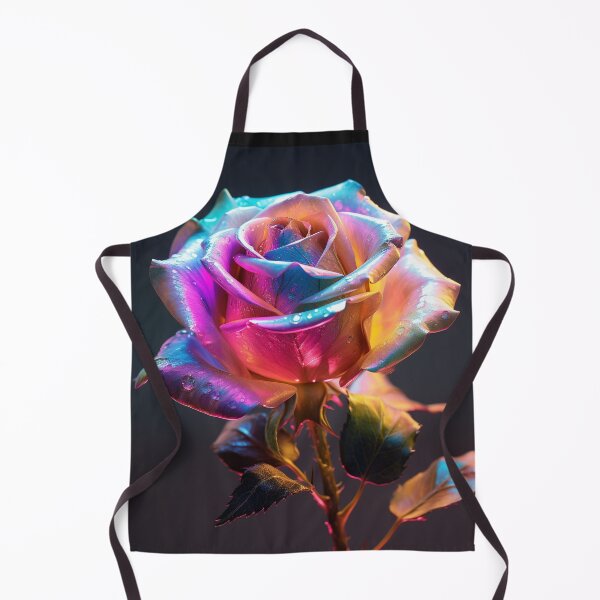 Item preview, Hologram Rose Flower Metallic Shiny Futuristic Solitaire Single designed and sold by G-M-Designs.