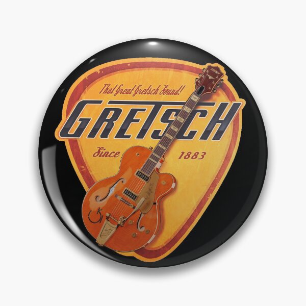 Item preview, Vintage Gretsch Legendary electric Guitar pick - plectrum Orange 6120 Nashville  designed and sold by Kludoman.