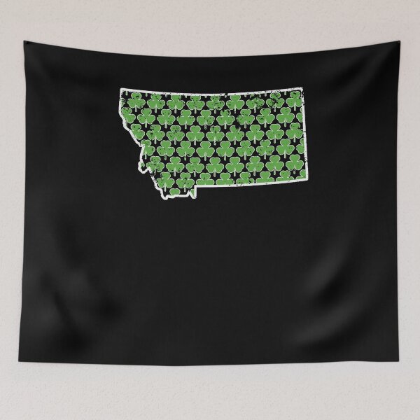 Aperçu de l'œuvre Shamrock Art Montana St Pattys Chemises De Jour Pour Femmes créée et vendue par shoppzee.