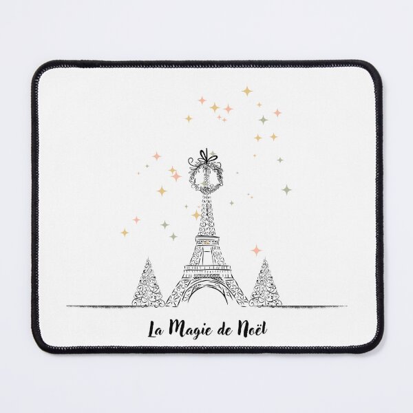 Item preview, Eiffel Tower, Wreath & Christmas Trees | French Holiday Magic Design 3 designed and sold by The Balanced Bonne Vivante.