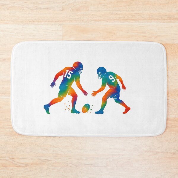 Item preview, Two Rugby Players #15 and #9 – Game Kickoff designed and sold by Les-Ink-Studio.