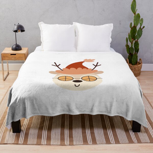 Item preview, Hippie Christmas Reindeer Face designed and sold by Julza Art.