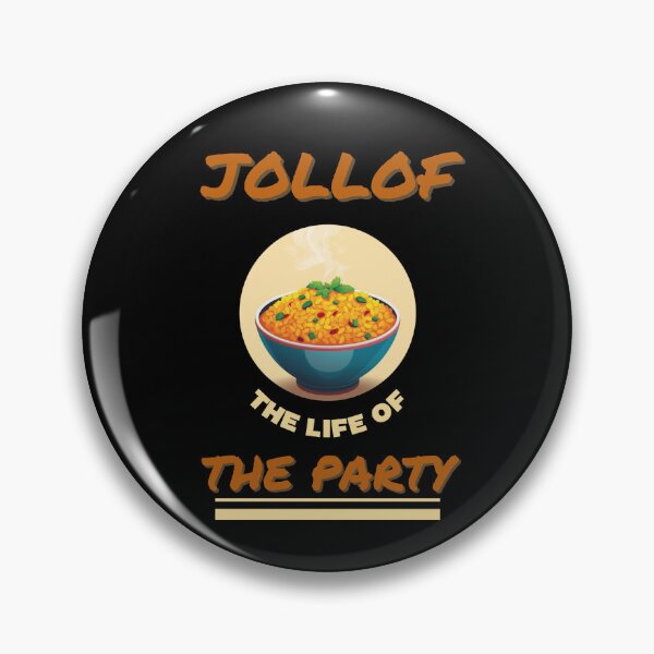 Item preview, Jollof The Life Of The Party Shirt - Nigerian Ghanaian West African Food Pride designed and sold by HyzoArt.