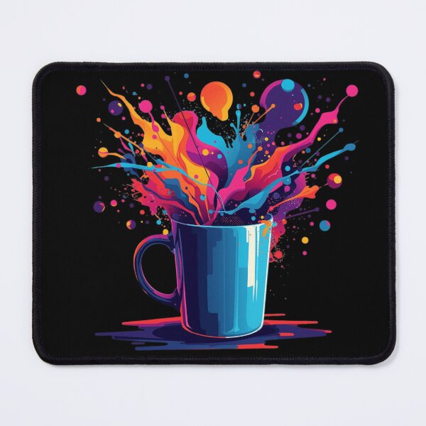 Item preview, Explosive Colorful Mug – Vibrant and Energetic Art designed and sold by yofeustore.