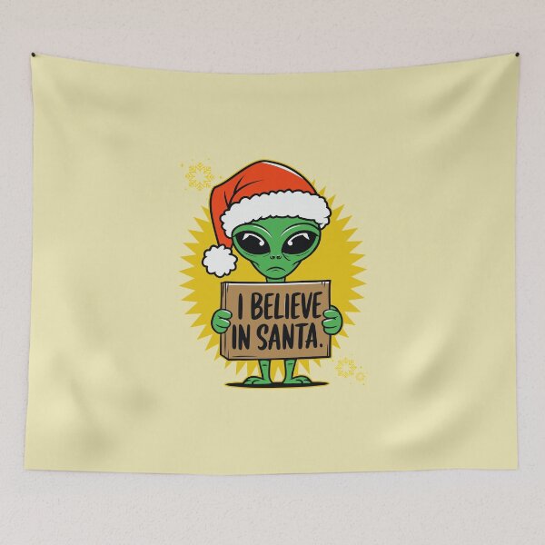 Item preview, Alien I Believe In Santa  designed and sold by FanFest.