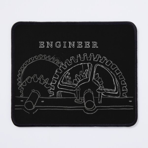 Item preview, Engineer shirt with gears designed and sold by Polky Art.