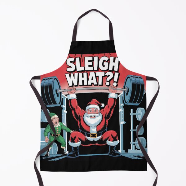 Item preview, Sleigh What?! • Santa Liftmas Lifts Gym Holiday designed and sold by Blok45.