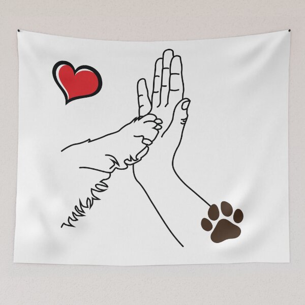 Item preview, Dog High 5 designed and sold by Katrabbit Graphics.