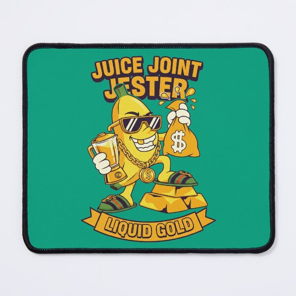 Item preview, Juice Joint Jester Banana Liquid Gold - Funny Fruit Gangster designed and sold by AwesomeBeyondLimits.