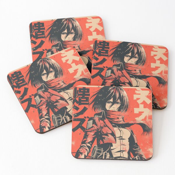 Item preview, Mikasa Vintage Grunge Orange designed and sold by AnimeArsenalPrints.