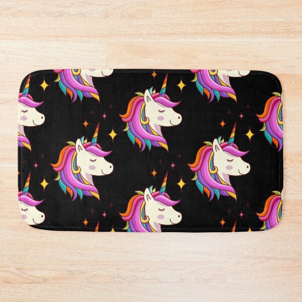 Item preview, Cute Unicorn, Cartoon Unicorn Face designed and sold by GoldenSunsetBloom.