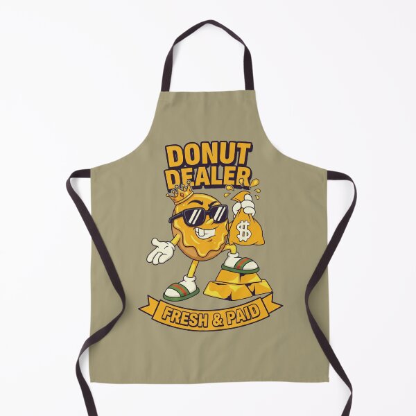 Item preview, Donut Dealer Fresh & Paid - Funny Food Gangster Art designed and sold by AwesomeBeyondLimits.