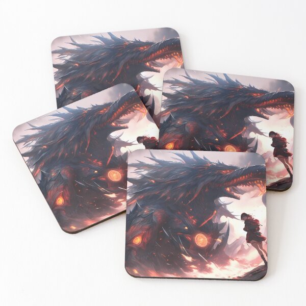 Item preview, Epic Fantasy Beasts Heroes Vivid Battle Scenes designed and sold by ART ATTACK ZONE.