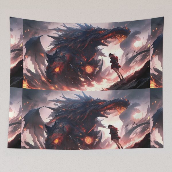 Item preview, Epic Fantasy Beasts Heroes Vivid Battle Scenes designed and sold by ART ATTACK ZONE.