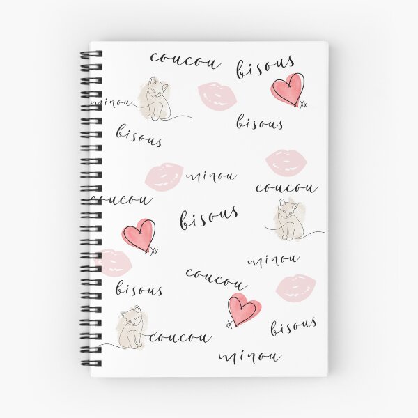 Item preview, Coucou! Bisous. Minou. designed and sold by The Balanced Bonne Vivante.
