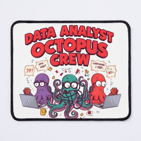Item preview, Data Analyst Octopus Crew – Funny Data Science Team & Analytics design designed and sold by ZyricZyric.
