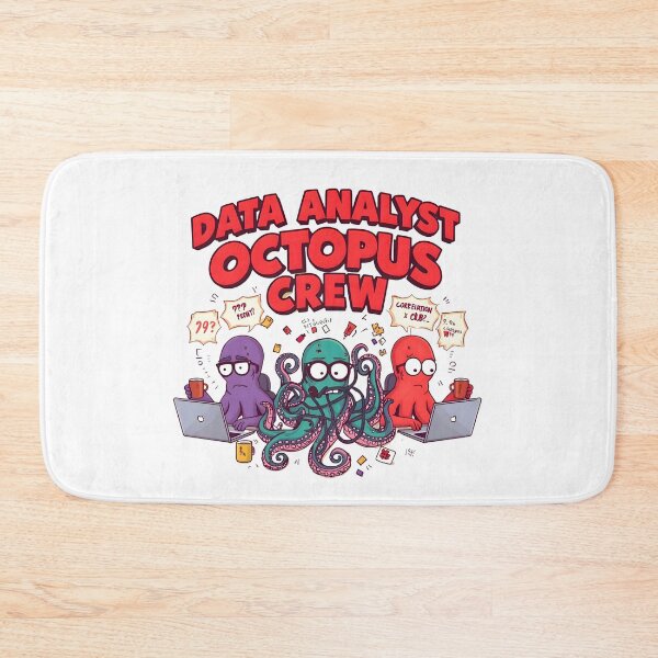Item preview, Data Analyst Octopus Crew – Funny Data Science Team & Analytics design designed and sold by ZyricZyric.