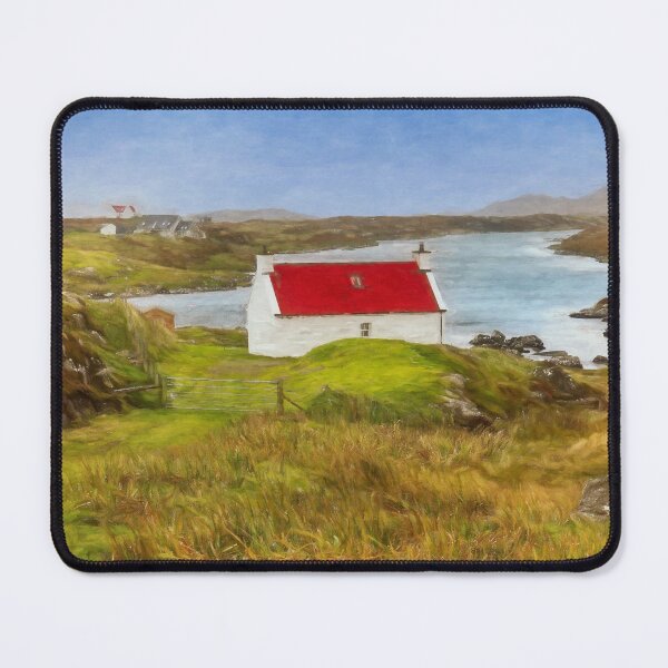 Item preview, Isle of Barra Red Roof Cottage Outer Hebrides. designed and sold by PhotosEcosse.