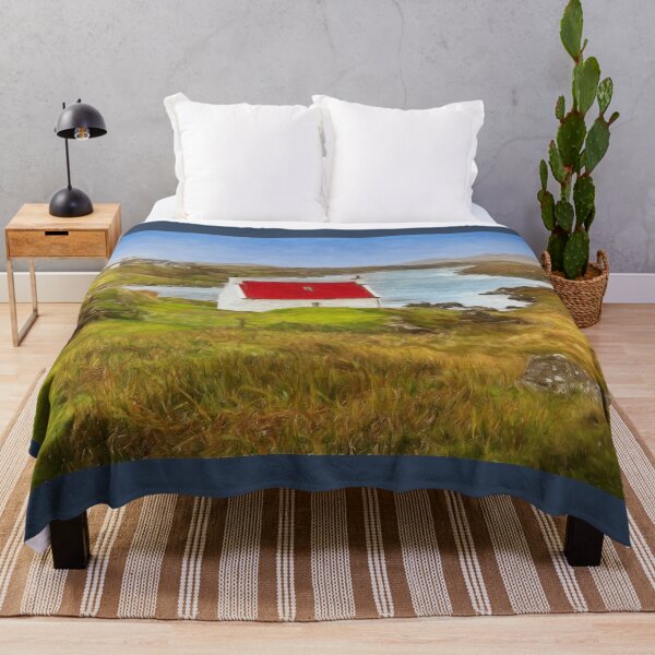Item preview, Isle of Barra Red Roof Cottage Outer Hebrides. designed and sold by PhotosEcosse.