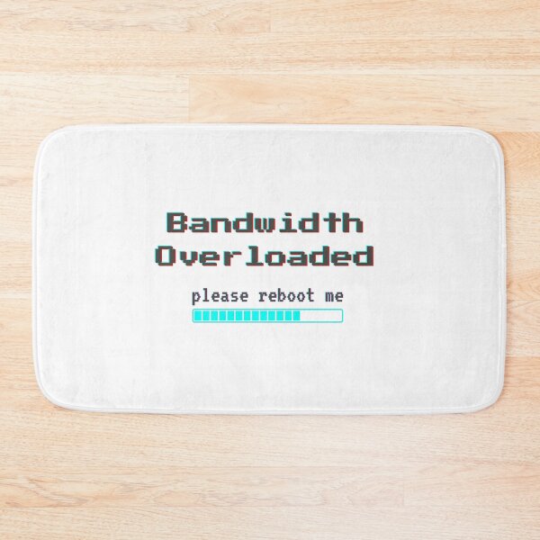 Item preview, Bandwidth Overloaded – Please Reboot Me | Tech Burnout Humor designed and sold by ade-datt.