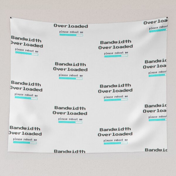 Item preview, Bandwidth Overloaded – Please Reboot Me | Tech Burnout Humor designed and sold by ade-datt.